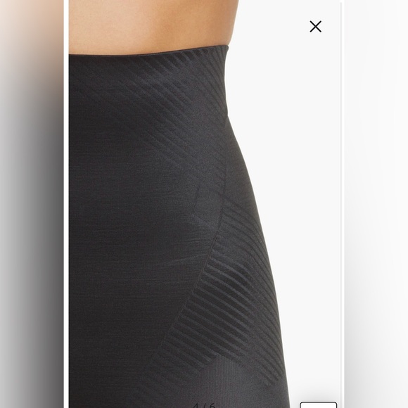 NWT- SPANX Thinstincts 2.0 High-Waist Midthigh Very Black SM - Regular - Picture 4 of 12